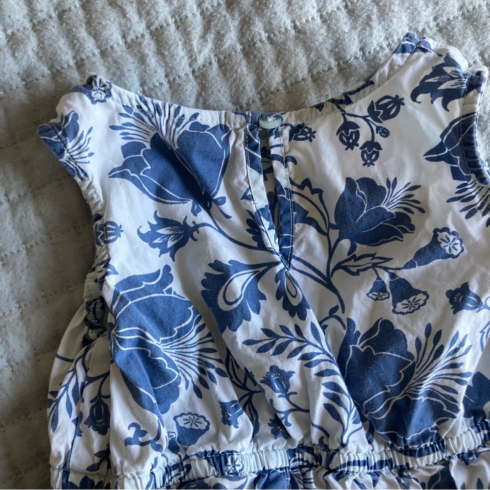 Tea Collection Floral Cotton Poplin Dress, 12-18m - Picture 8 of 8